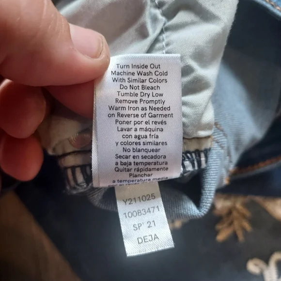 Venus Women's Floral And Pearl Embellished Skinny Jeans Size 16 - Picture 6 of 14